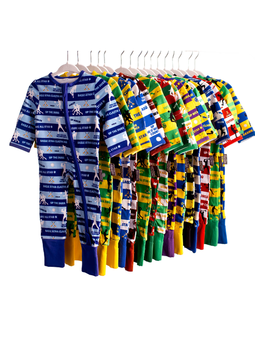 County Colours Zipped Sleepsuits